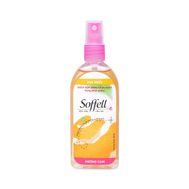 Xịt Muỗi Soffell 80ml - Hương Hoa