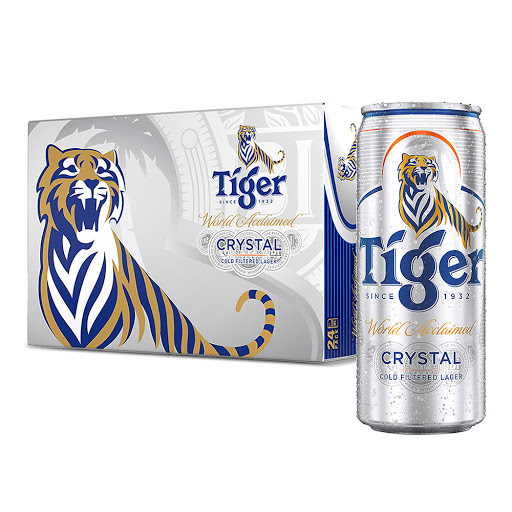 Thùng 20 lon bia Tiger Bạc 330ml