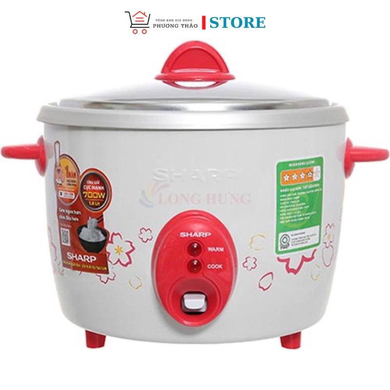 NỒI CƠM ĐIÊN SHARP 2.2L KÈM HẤP