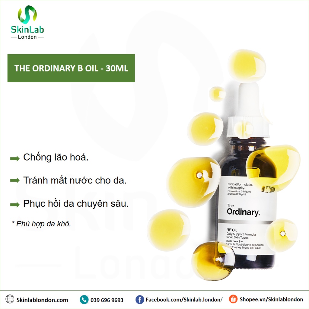TINH CHẤT THE ORDINARY B OIL - 30ML (Bill Anh)