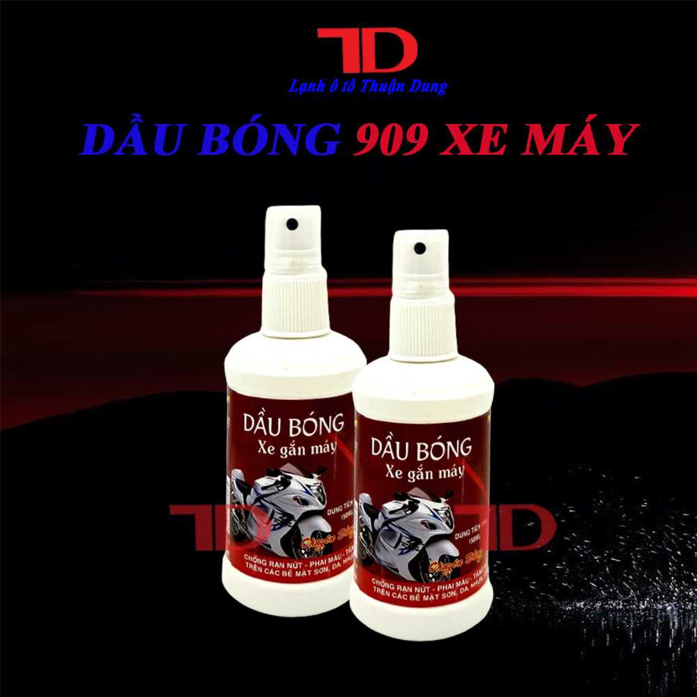Chai xịt bóng bảo vệ xe máy 909 Kira - Vật Tư Điện Lạnh Ô Tô Thuận Dung