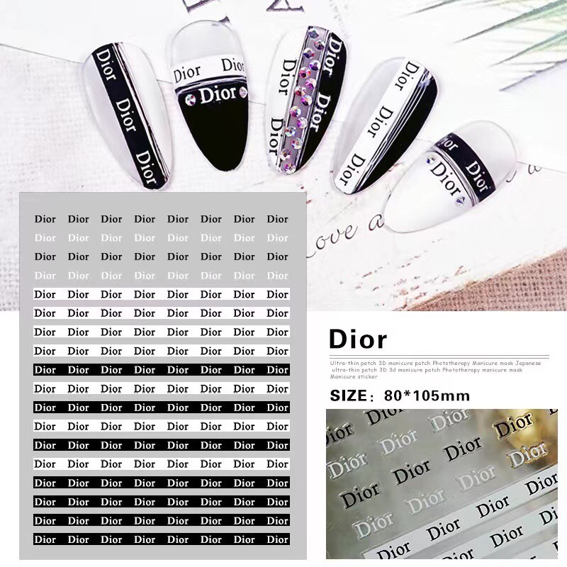 Miếng stick dán mong siêu cute dành cho NAil