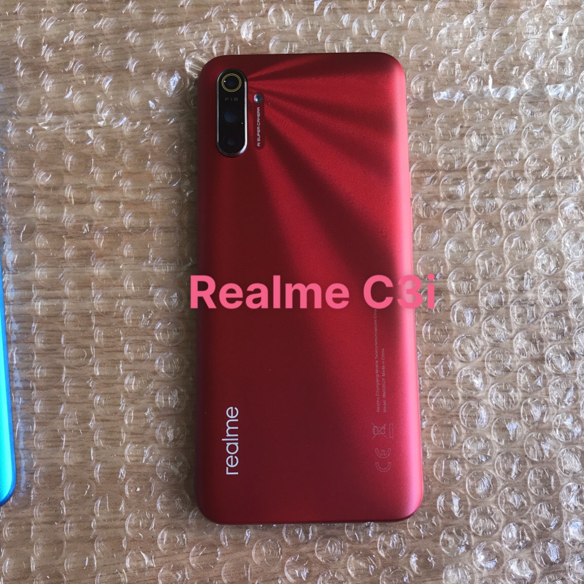 BỘ VỎ REALME C3I ZIN có kính camera + phím+ khay sim
