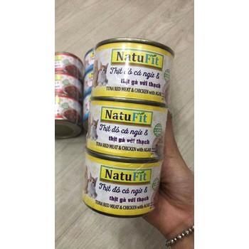 Pate Natufit 160g dùng cho chó và mèo