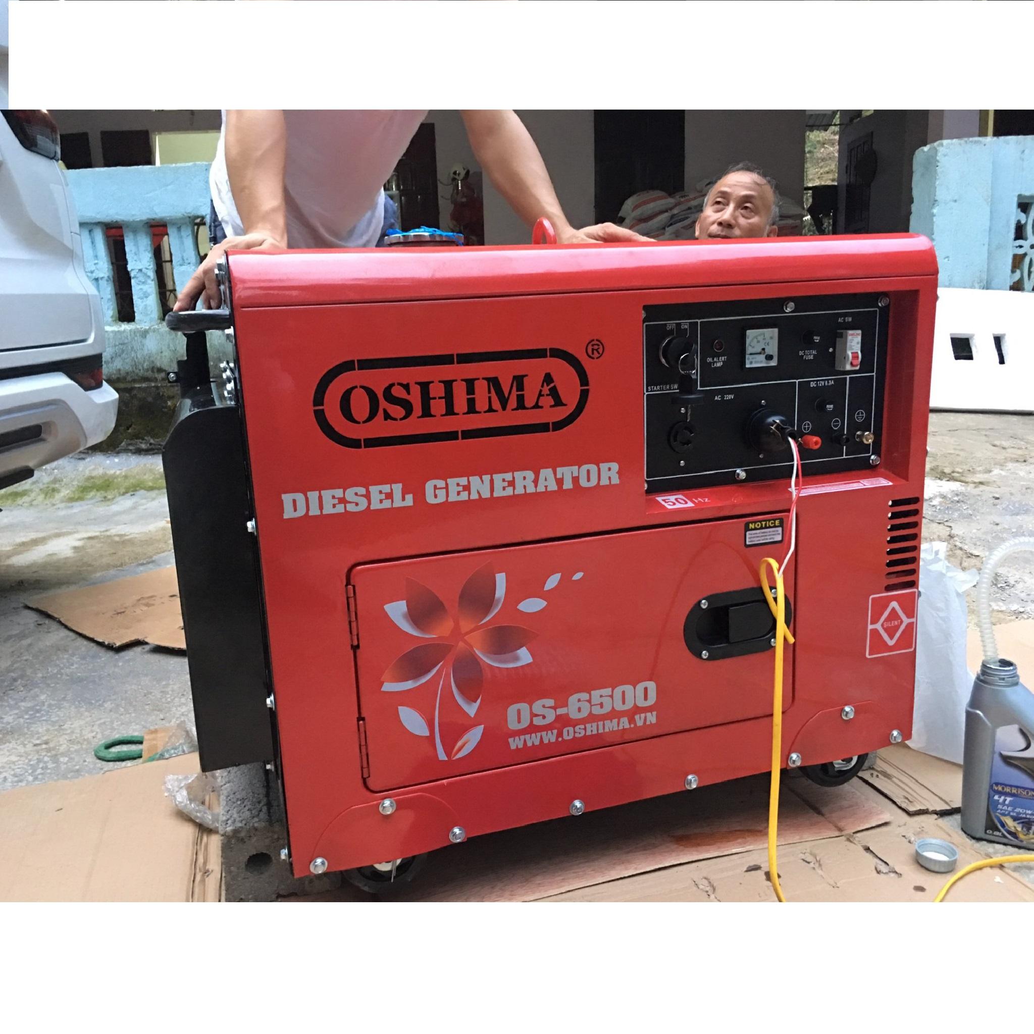 Máy Phát Điện Chạy Dầu 5kw Oshima 6500