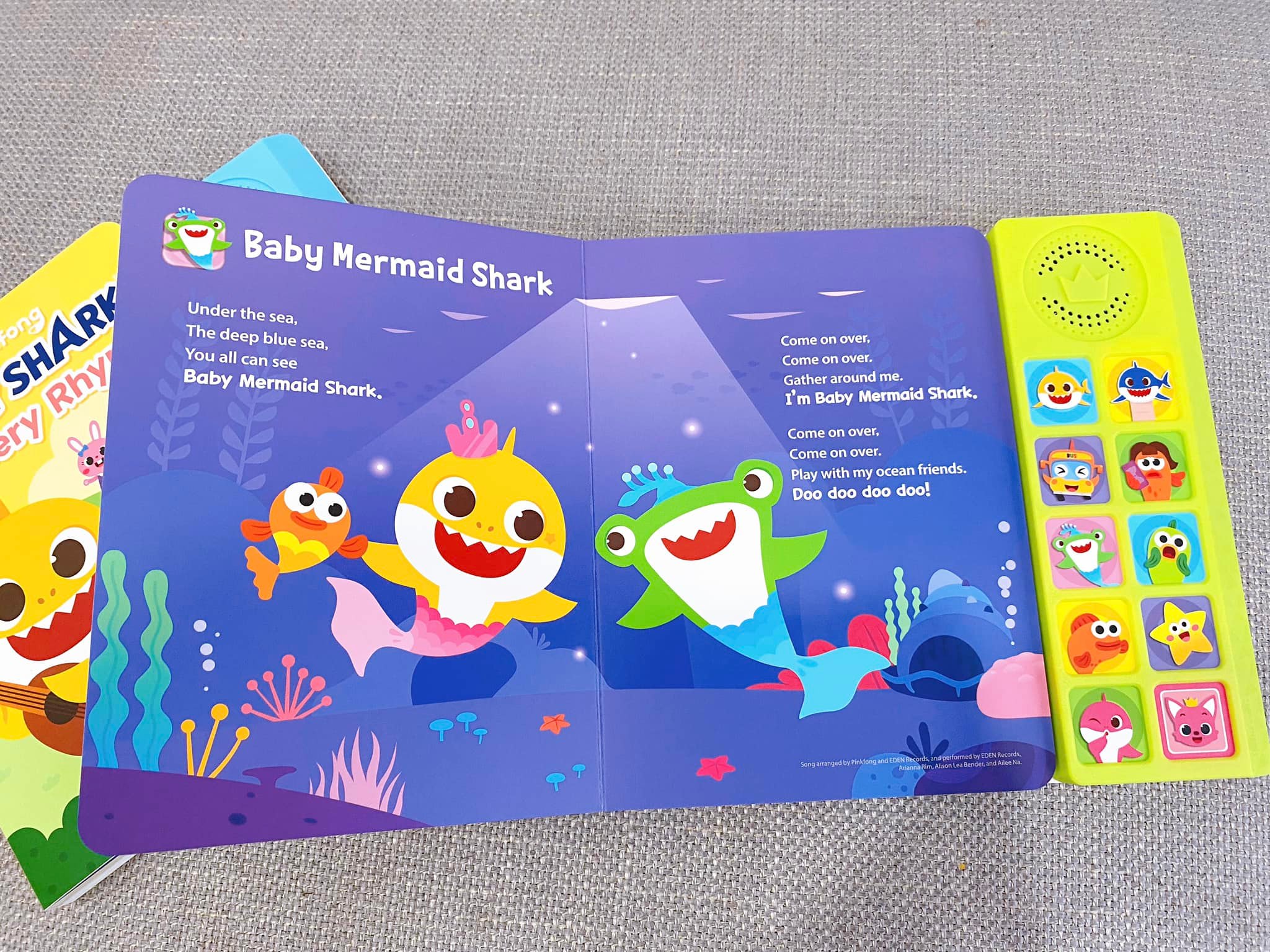 SÁCH ÂM THANH BABY SHARK - BEDTIME SONGS