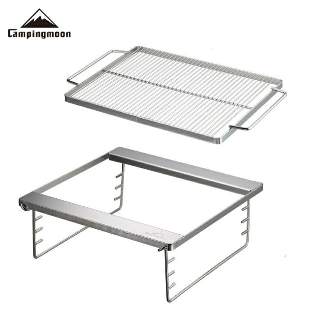 Bếp nướng Campingmoon MT-045 full inox 304 size lớn