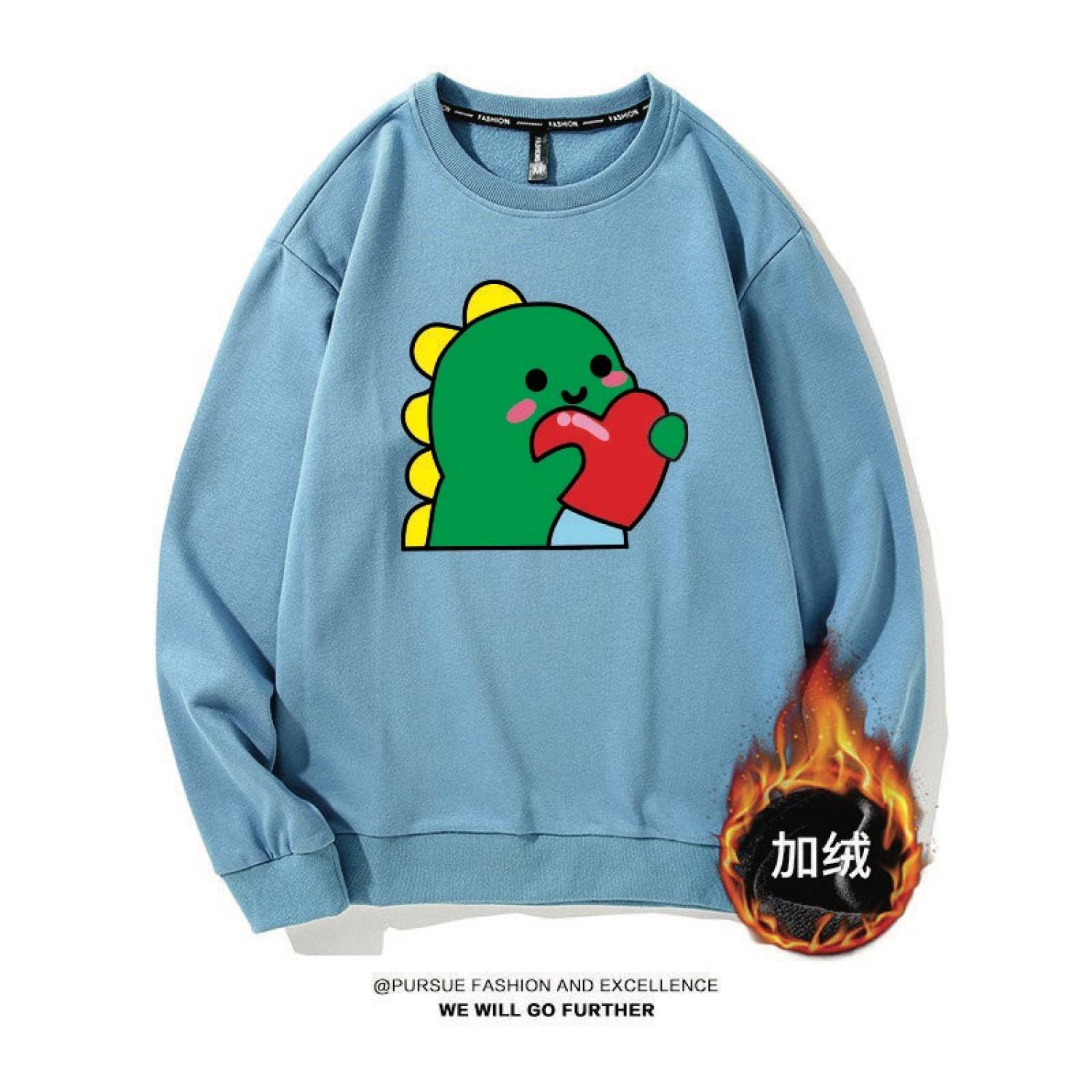 Áo sweater basic tay dài - áo unisex trơn áo khoác unisex áo khoác nỉ áo khoác hoodie áo khoác hoodie nữ áo hoodie áo cadigan khủng long cầm trái tim