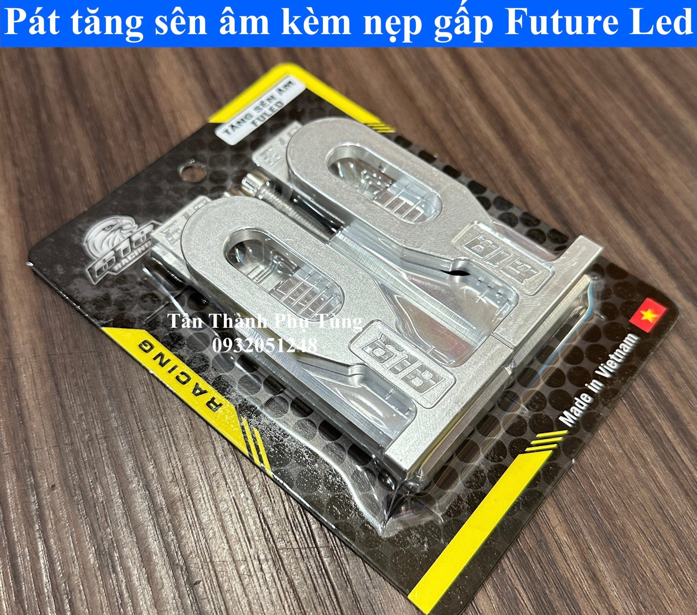 Pát tăng sên âm Future Led kèm nẹp gấp- 618