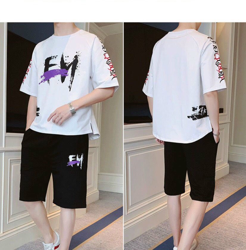 [HCM]Set Bộ Thời Trang In Chữ Phong Cách Mới