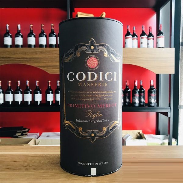 Vang Bịch Ý Codici Masserie Primitivo Merlot 3L Nhập Khẩu