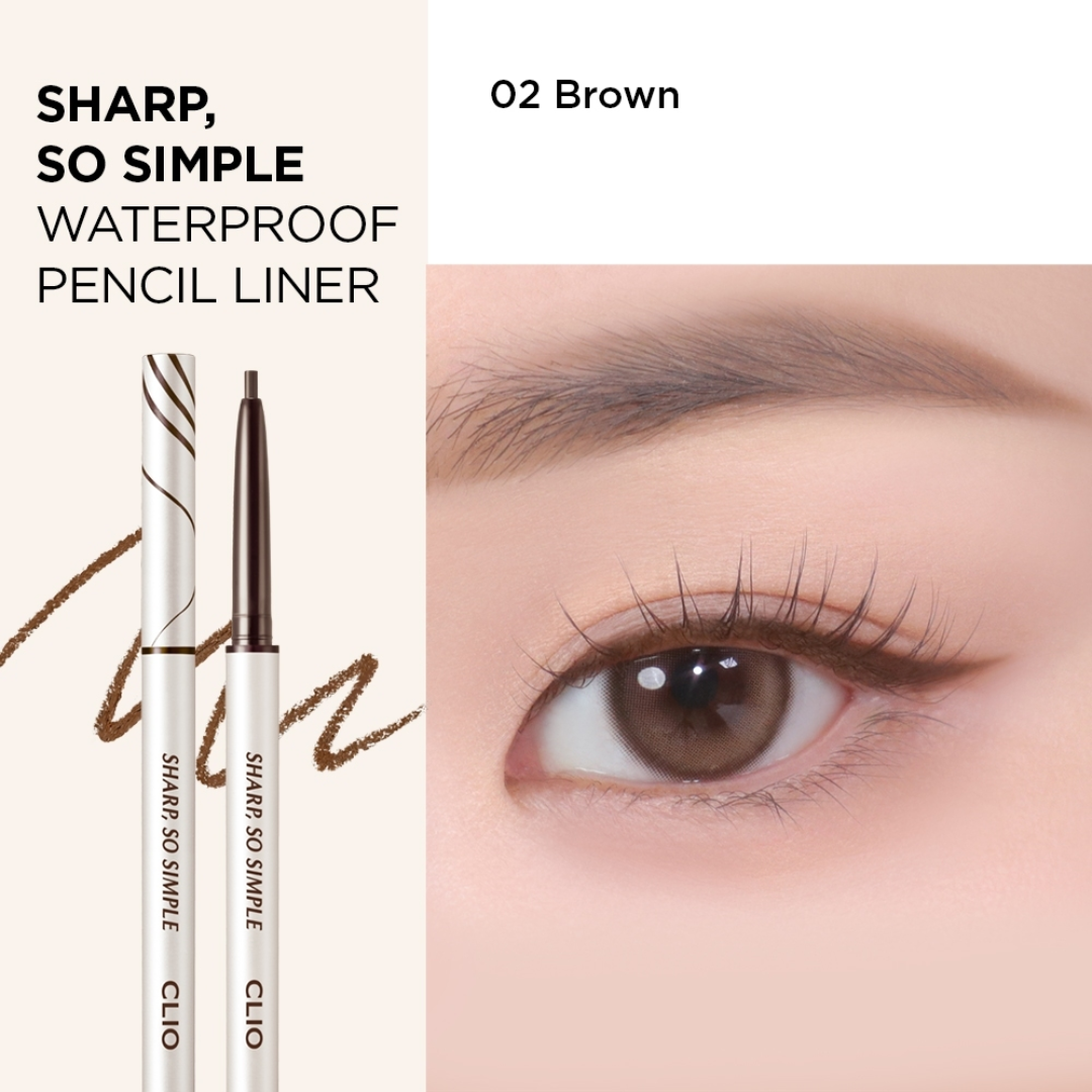 Chì Kẻ Mắt Không Trôi Clio Sharp So Simple Waterproof Pencil Liner 0.14g