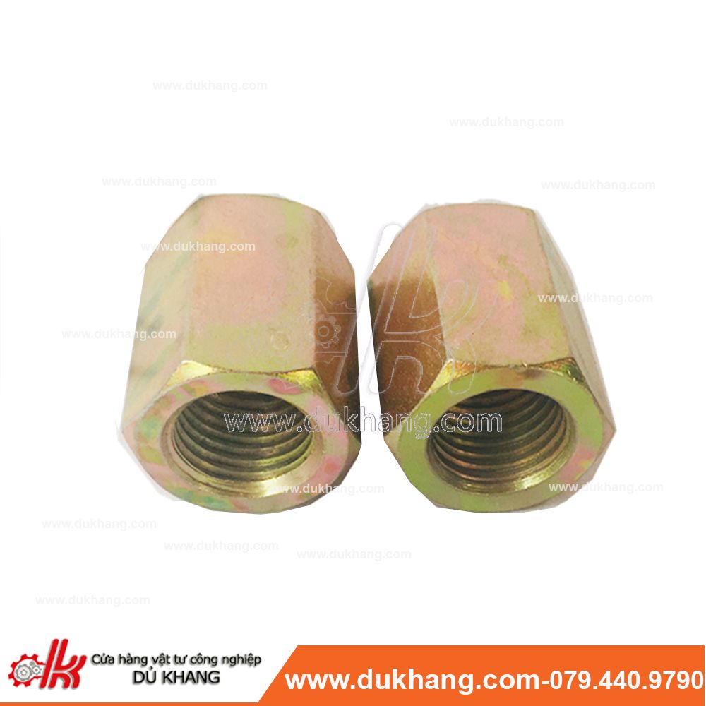 Nối hai đầu ren trong sắt thủy lực