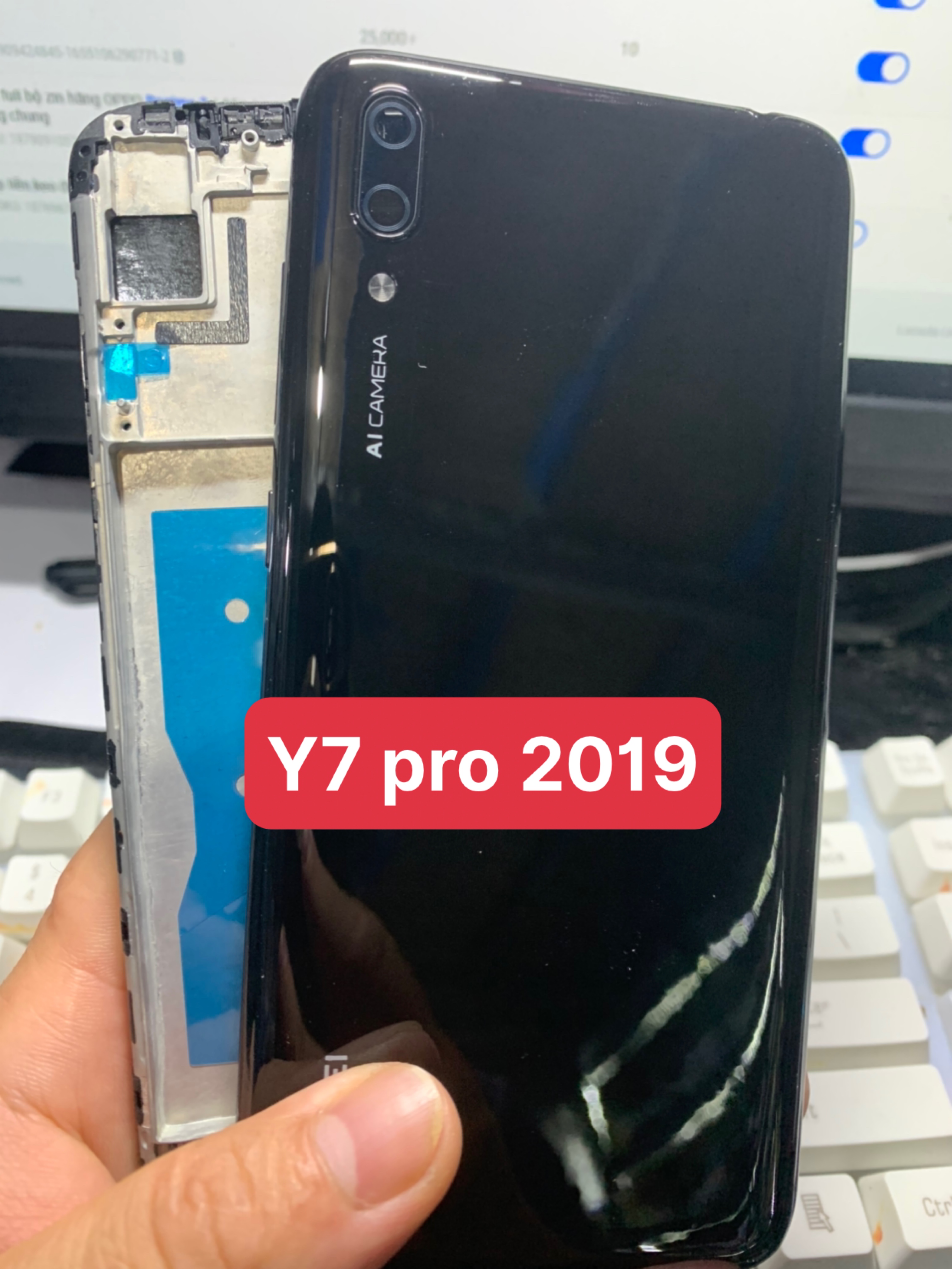 Bộ vỏ Huawei Y7 pro 2019 - bộ vỏ zin