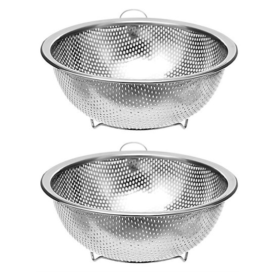 Rổ inox cao cấp 28cm ( khuyến mãi Vinamilk)