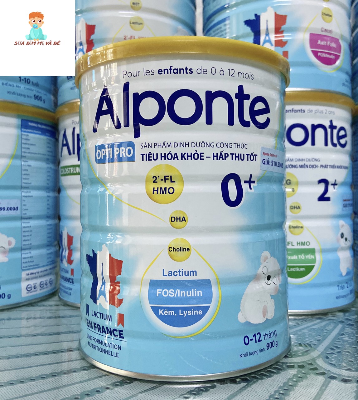 (Date mới) Sữa Alponte Optipro 0+ 800g /1+ 800g