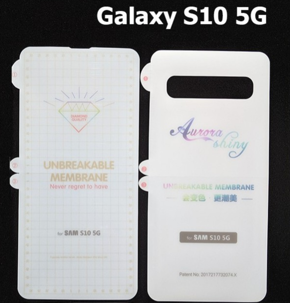 Combo Dán full mặt trước, sau PPF cho SamSung Galaxy S10 5G chống xước