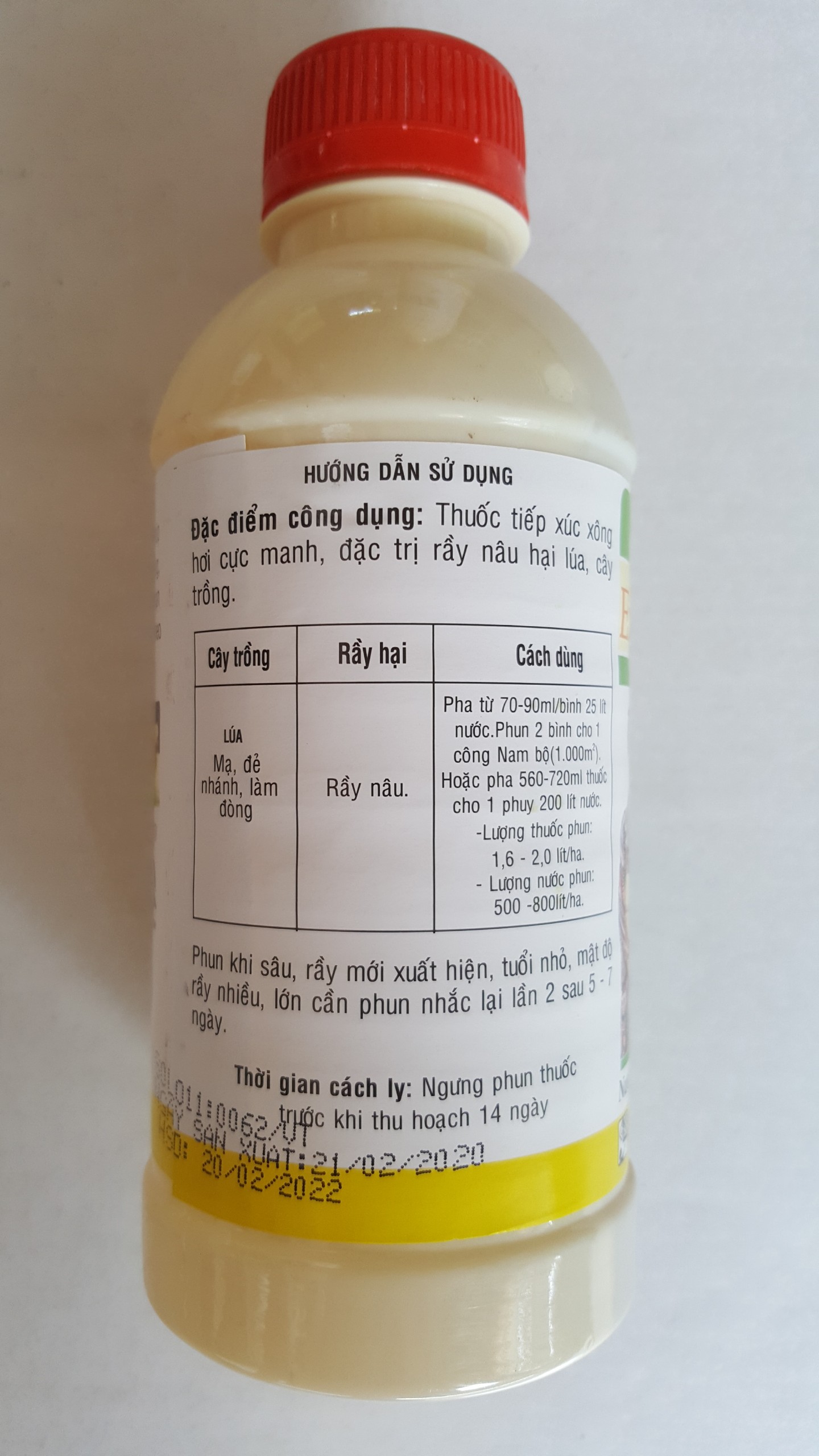 THUỐC ĐẶC TRỪ RẦY BASA 50EC - Chai 450ml
