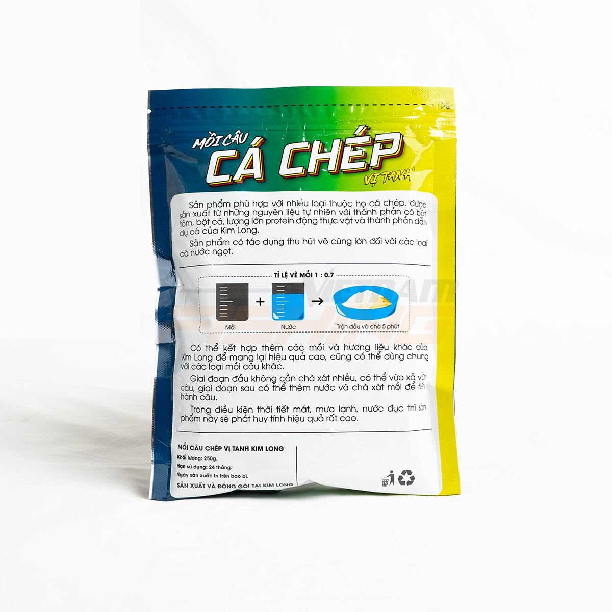 Mồi Câu Cá Chép Kim Long Số 1 – Vị Tanh