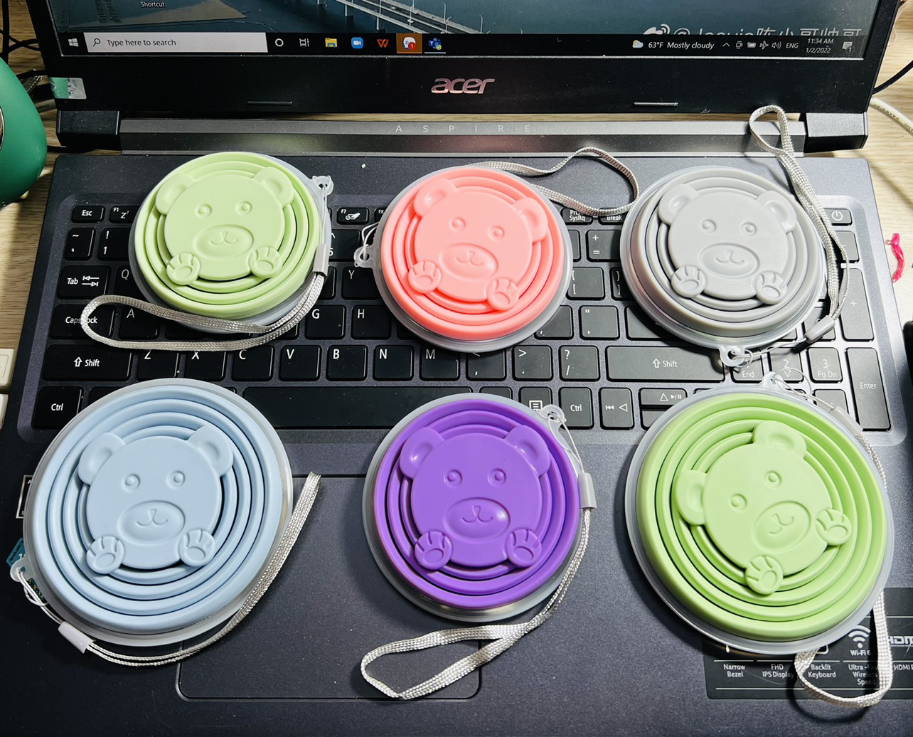 Cốc Silicon Gấp Gọn Chịu Nhiệt Độ Cao