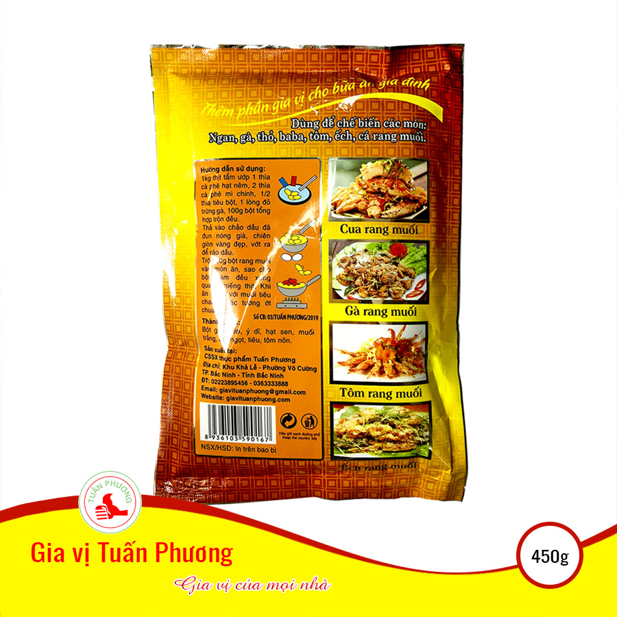 Bột Rang Muối 450g ( Gói )