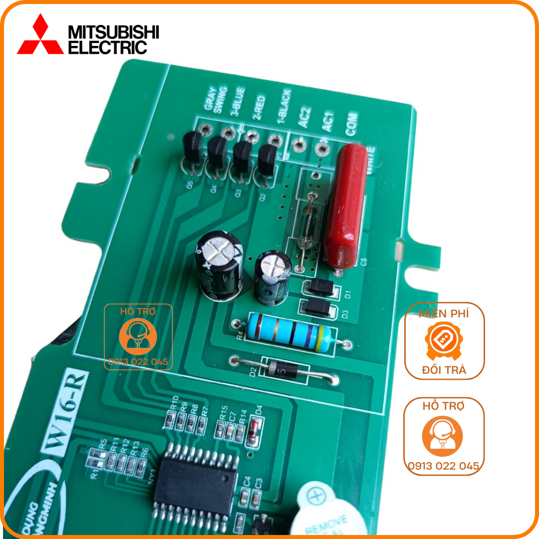 Mạch quạt treo tường Mitsubishi (W16R)