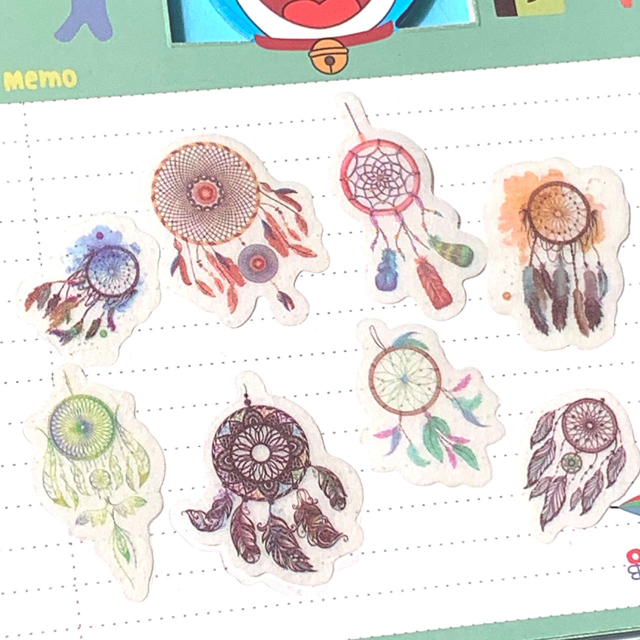 [HCM]Bộ 32 Sticker Hình Dán Mini Dreamcatcher