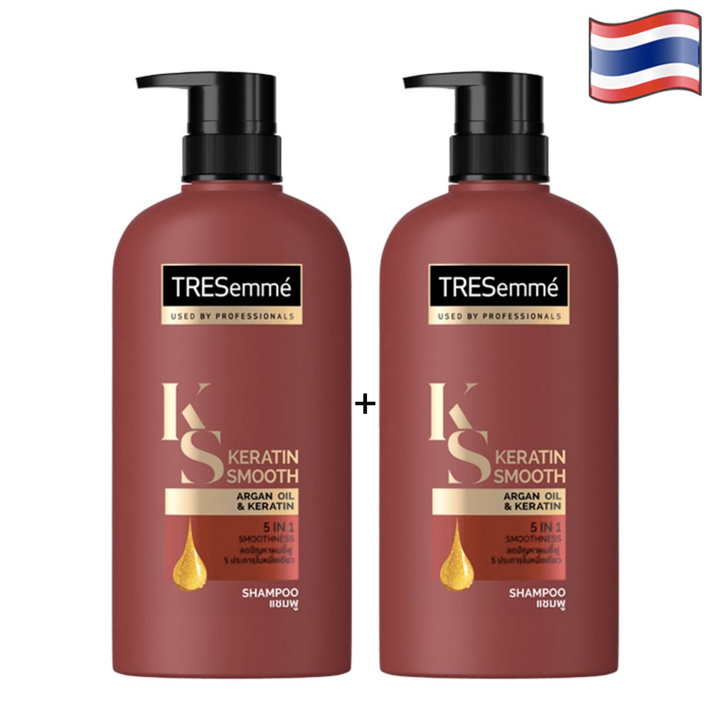 Combo 2 Dầu gội Tresemme Thái Lan 450ml Keratin Smooth