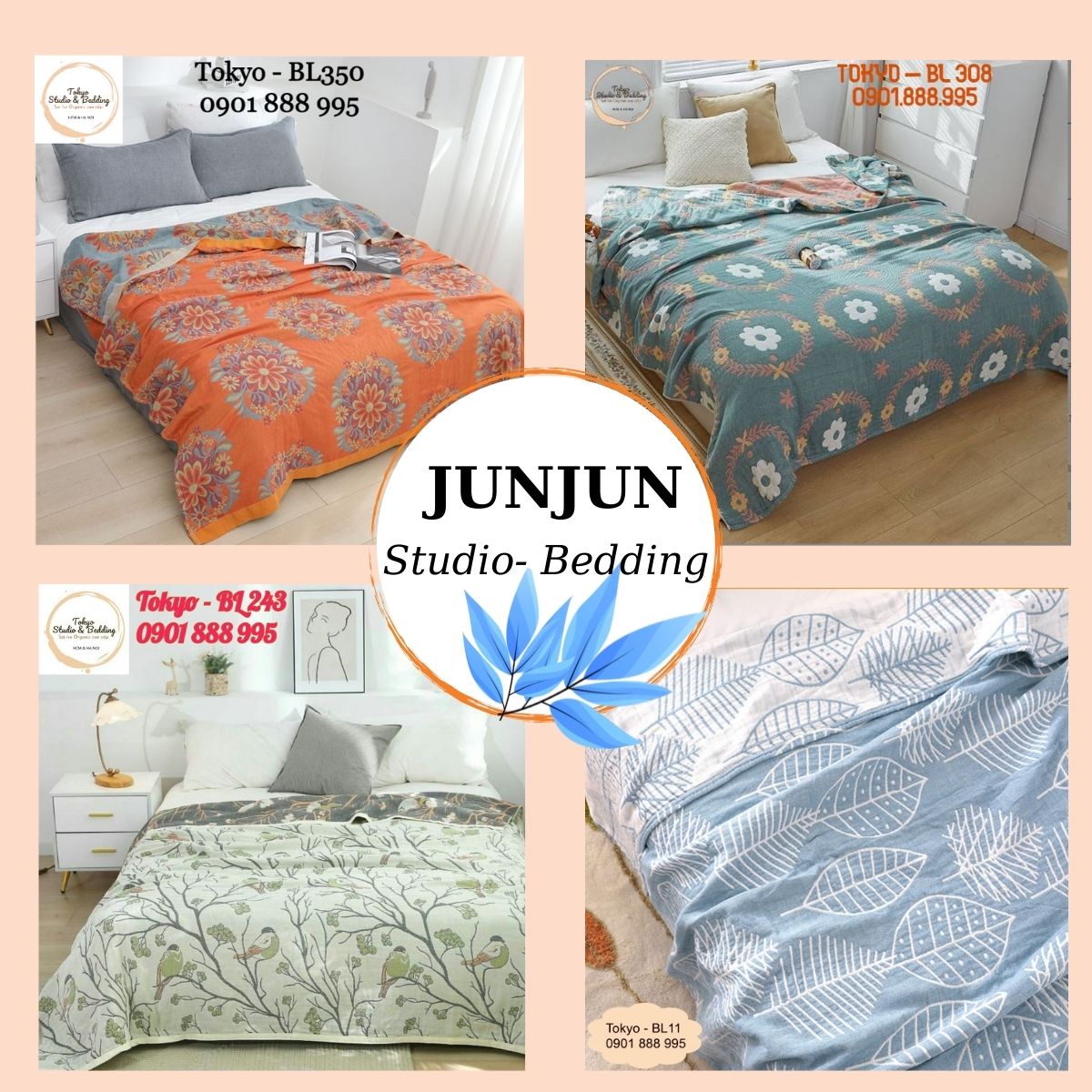 (3)TH Chăn Xô Organic Cotton Dòng Phổ Thông/Basic