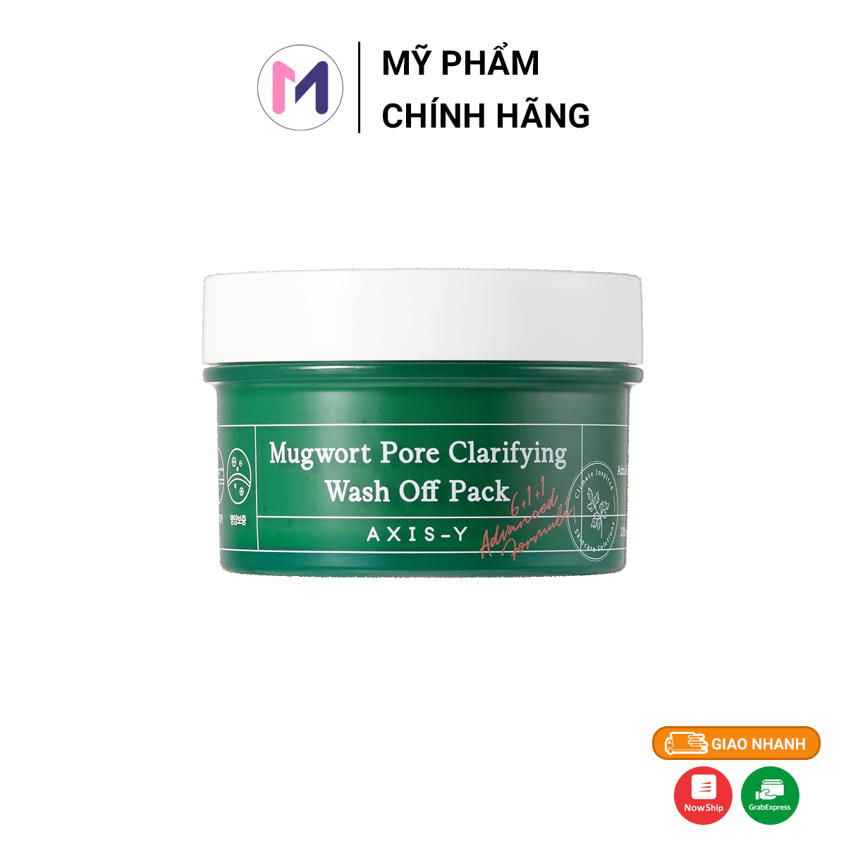 Mặt Nạ Rửa AXIS-Y Mugwort Pore Clarifying Wash Off Pack