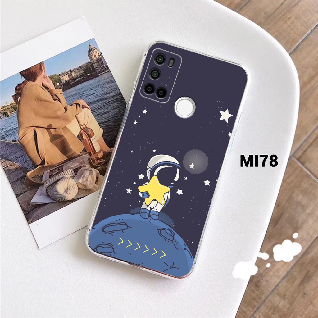 Ốp lưng vsmart joy 4 - live 4 - star 4 dẻo trong in hình vũ trụ
