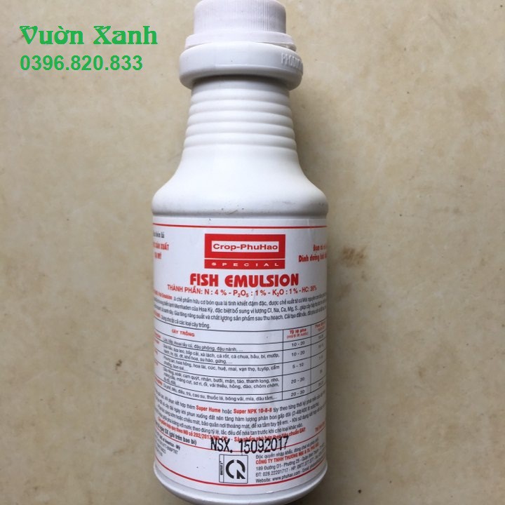 Phân cá cô đặc Mỹ Fish Emulsion 250ml