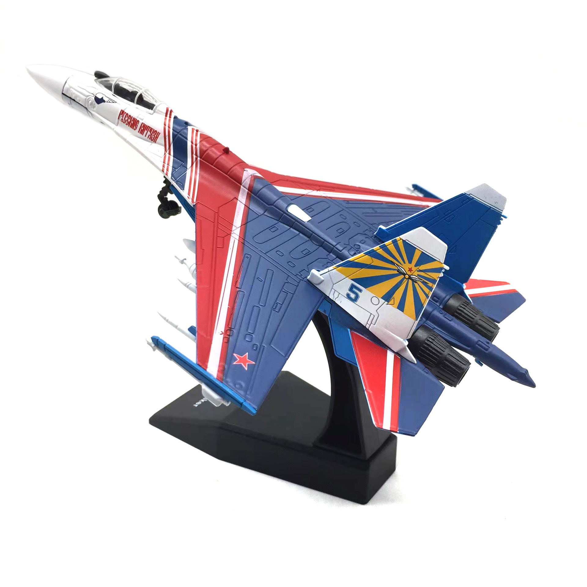 Mô hình máy bay chiến đấu Su 35 Nga màu đỏ