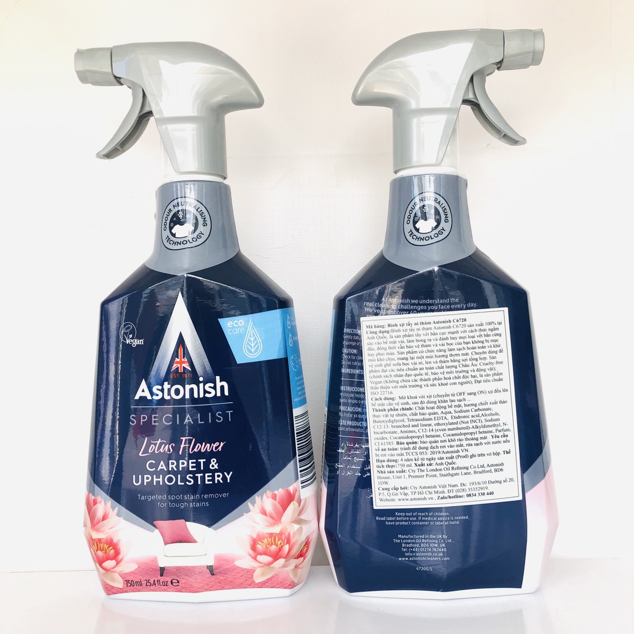 [HCM]Bình xịt tẩy nỉ thảm Astonish C6720 750ml