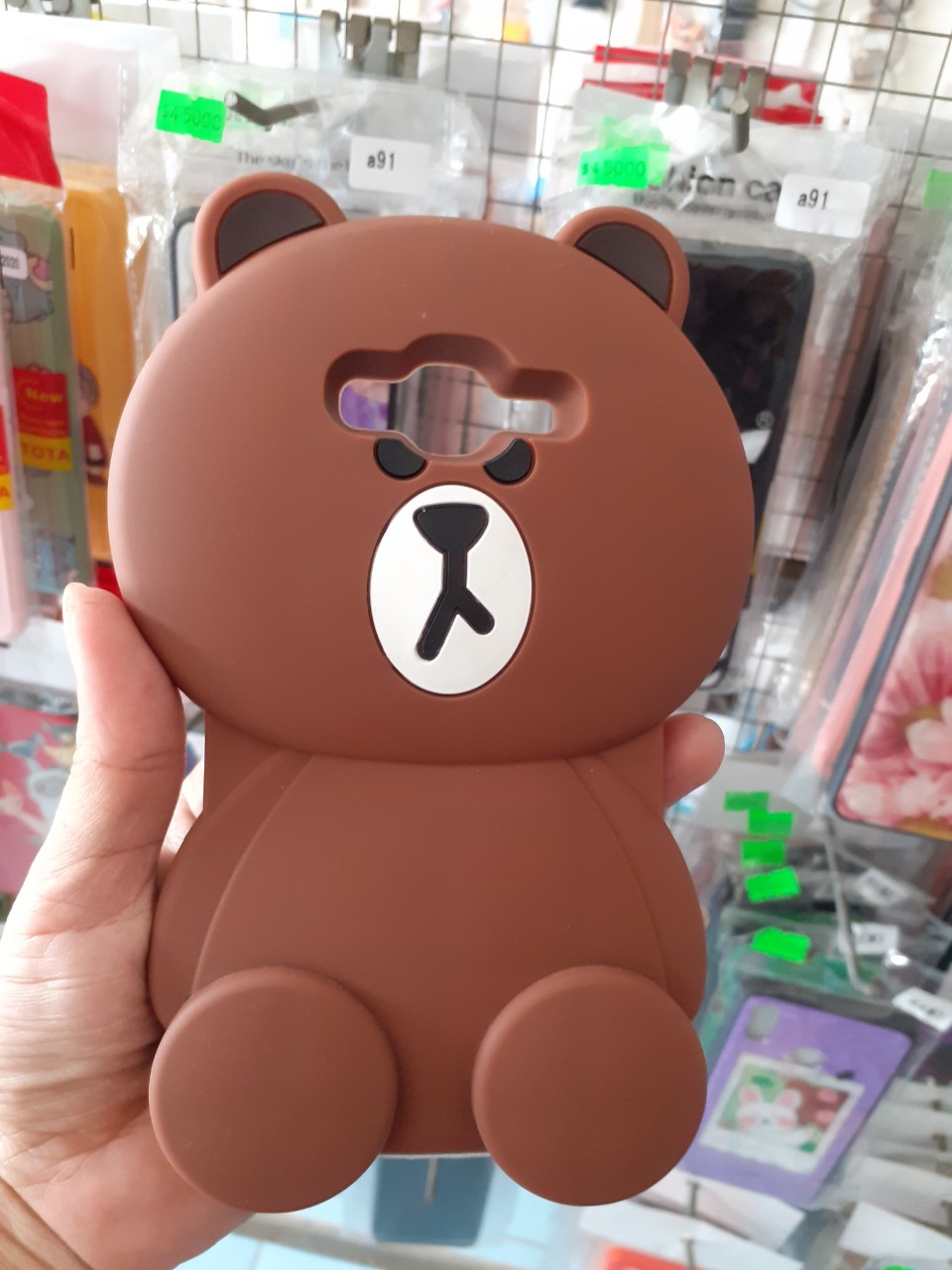 Ốp lưng Oppo A35/F1 - ốp gấu nâu Brown