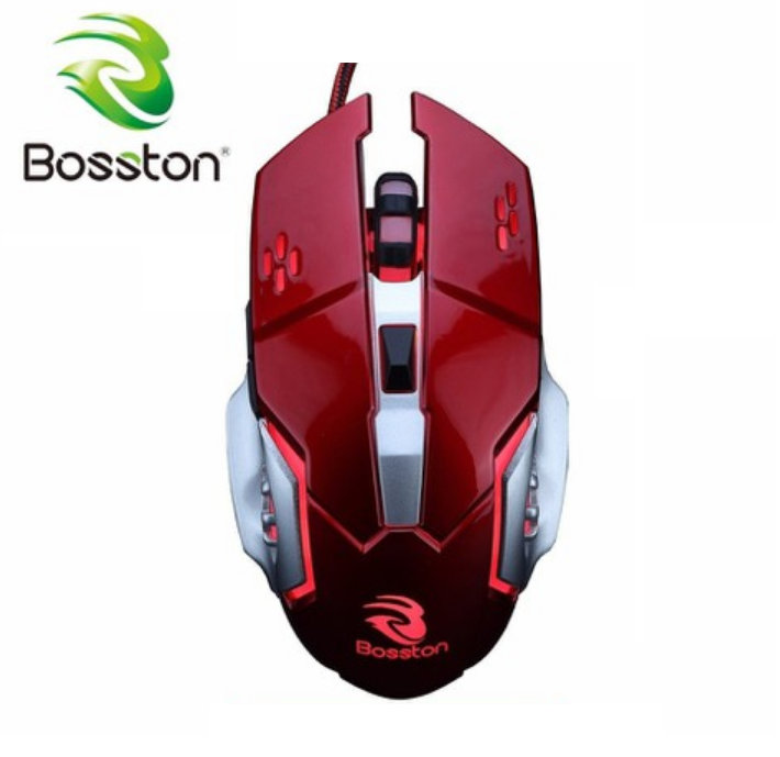 [HCM]Chuột game thủ đèn led có dây Bosston BS-12 DPI 2400