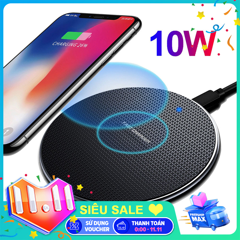 Đế sạc nhanh không dây tiện dụng hiệu cho iPhone / Samsung / Xiaomi / OPPO