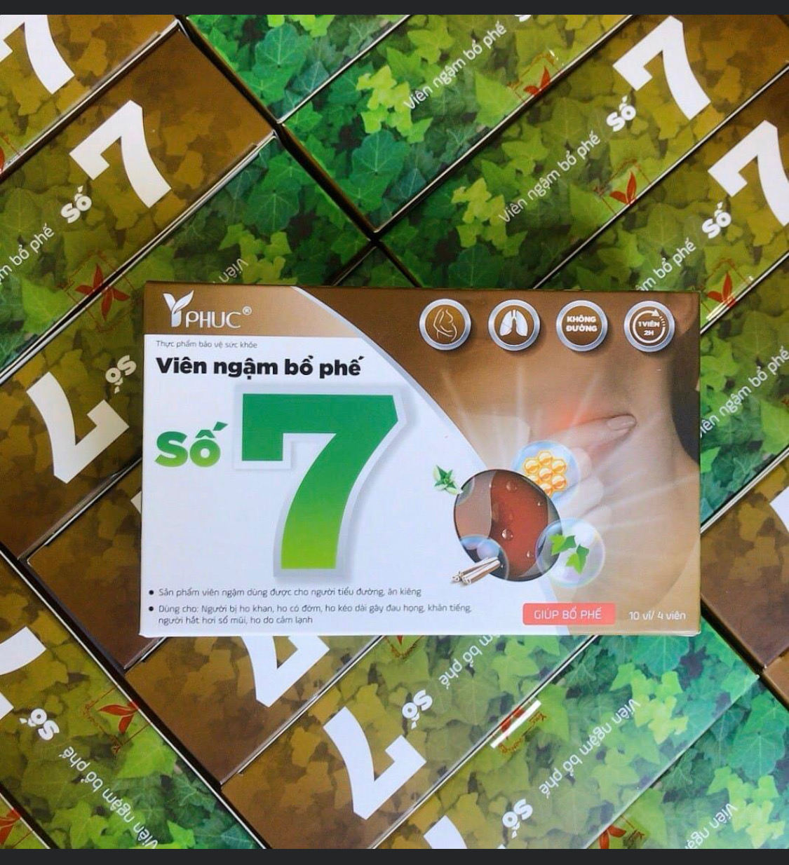 Viên ngậm bổ phế số 7 40viên