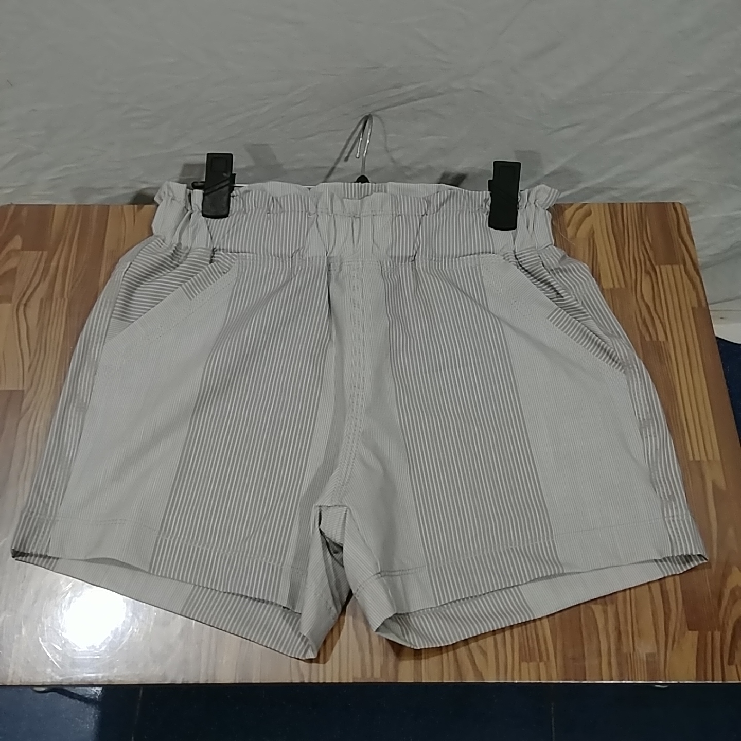 [HCM]Quần sọt jean kaki lưng thun