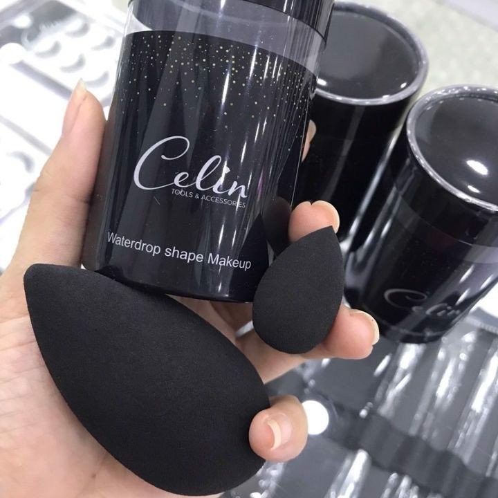 Bông mút latex tán kem nền celin chính hãng