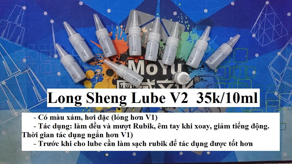 Phụ kiện Rubik. Long Sheng Lube