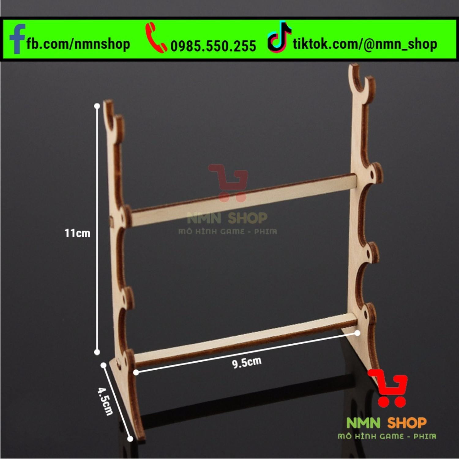 Giá đỡ mô hình bằng gỗ