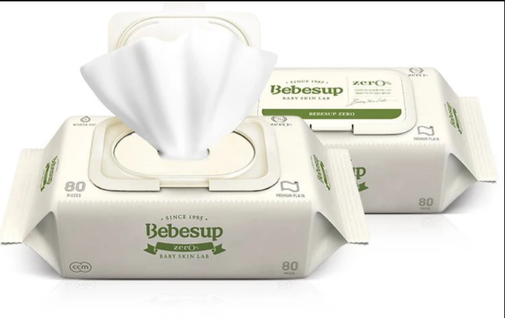 Khăn ướt Hàn Quốc Bebesup Zero 80 tờ/ gói - [COMBO 5 gói tiết kiệm 5%]