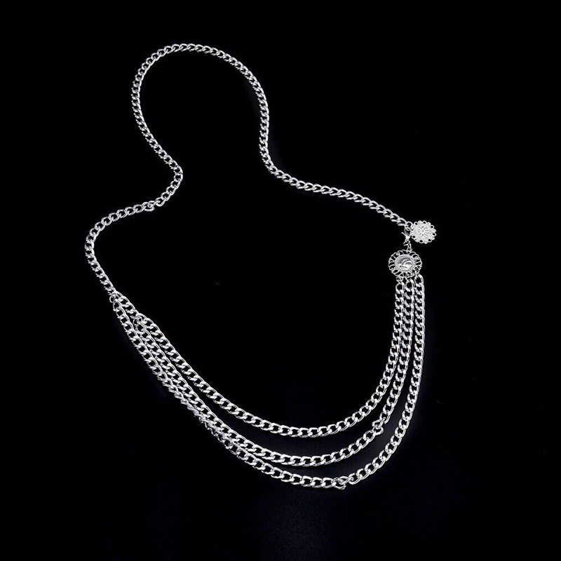 Đai váy, belt xích phối đầm dv029 - thắt lưng giá tốt