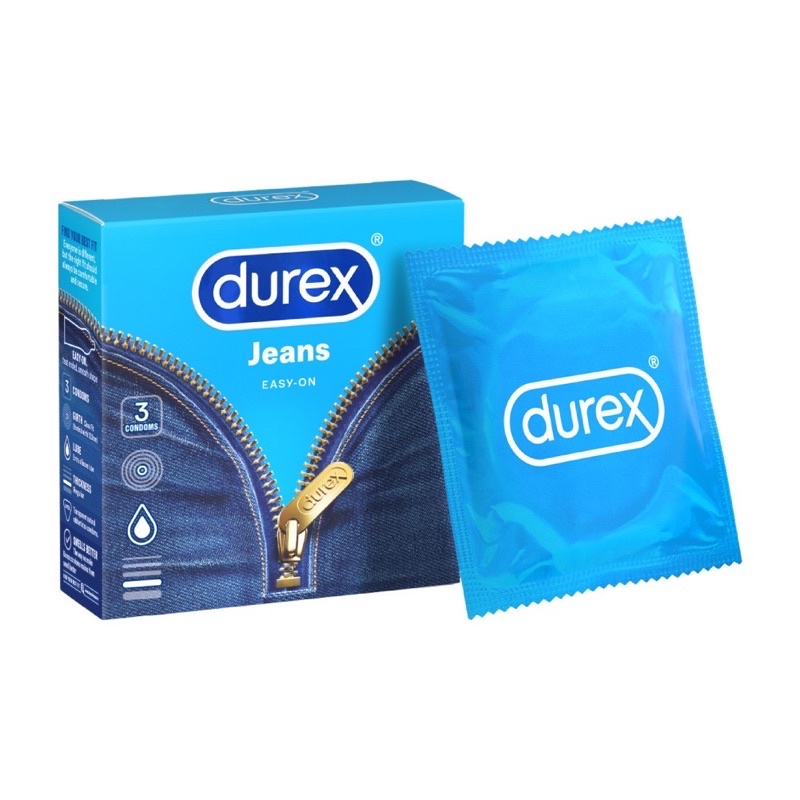 Bao cao su Durex BCS Jeans hộp 3 bao