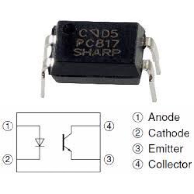 10 con ic cách ly quang PC817