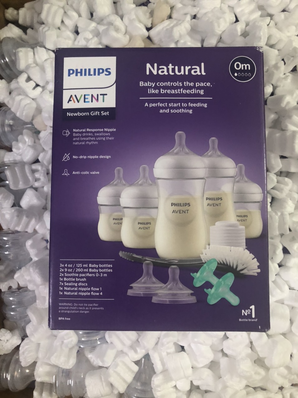 SET 5 BÌNH SỮA AVENT REPONSE 125ML - 260ML VÀ PHỤ KIỆN (MẪU MỚI 2022 )