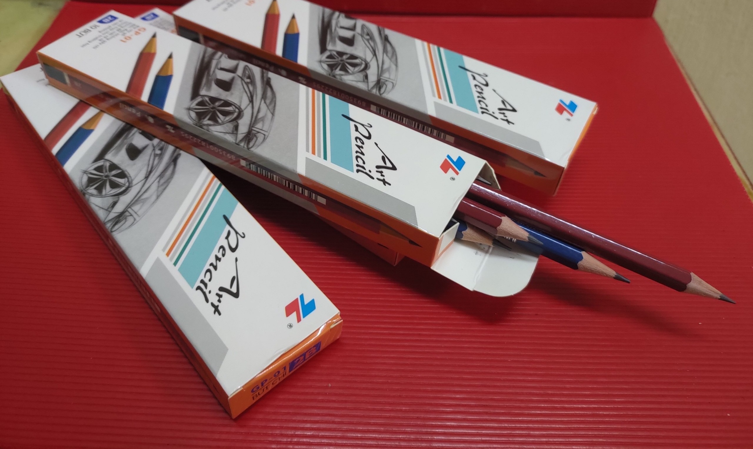 Hộp 10 bút chì 2B xanh đỏ TL GP-01