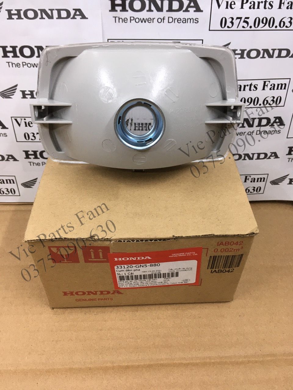 Pha đèn Dream thái, Dream II hàng din Honda