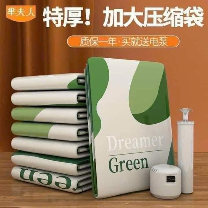 Túi Hút Chân Không Green Kèm Bơm